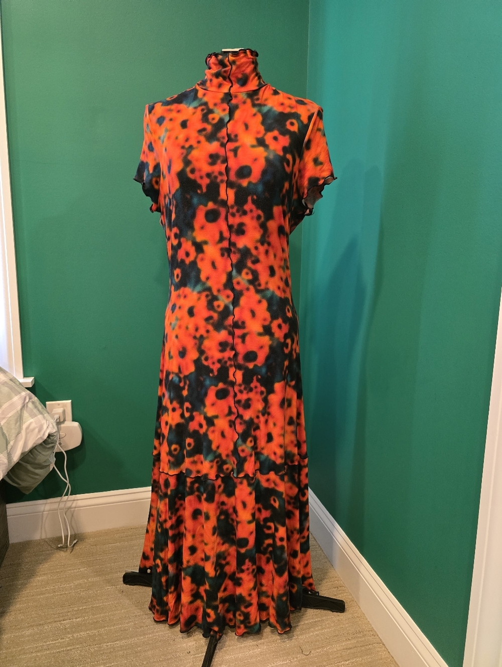 Proenza Schouler Floral Sunflower Dress, Size L